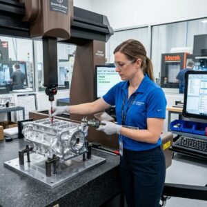 High-Precision Machined Component Assembly